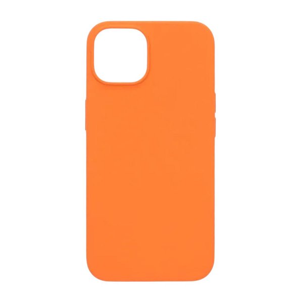 Rvelon iPhone 13/iPhone 14 Deksel Silikon MagSafe Oransje