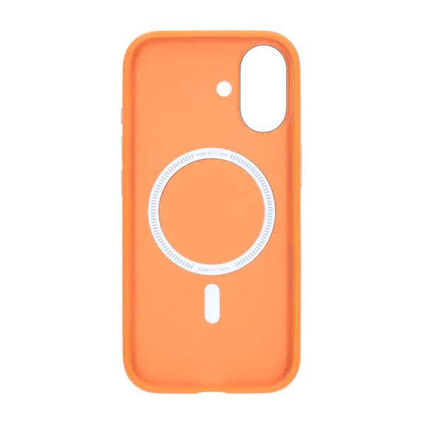 iPhone 17 Deksel Kunstlæder MagSafe Oransje