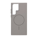 Samsung Galaxy S24 Ultra Deksel Karbonfibermønster MagSafe Grå