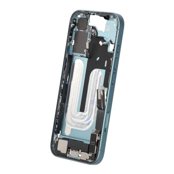 Midtramme med smådeler for iPhone 16 - Grønn OEM