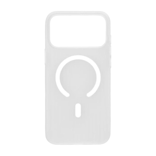 iPhone 17 Pro Max Deksel Korrugerte MagSafe Hvit