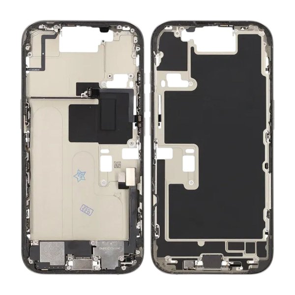 Midtramme med smådeler for iPhone 16 Pro - naturlig titan OEM