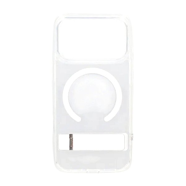 Rvelon iPhone 17 Pro Deksel med Stativ MagSafe Transparent