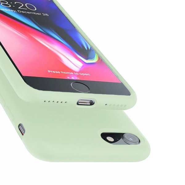 Rvelon iPhone 7/8/SE Deksel Silikon Grønn