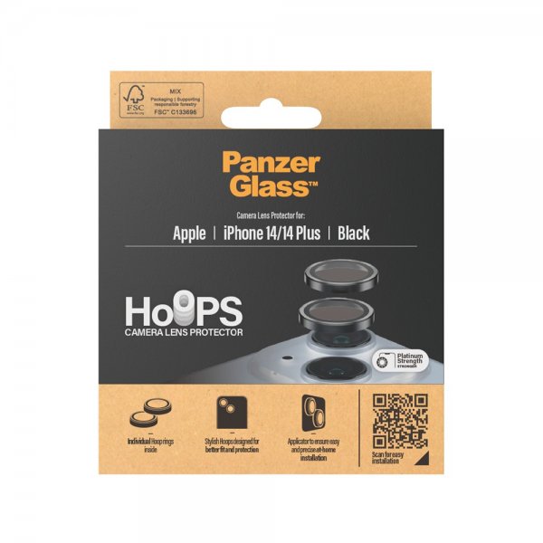 PanzerGlass iPhone 14/iPhone 14 Plus Kamerabeskytter Hoops