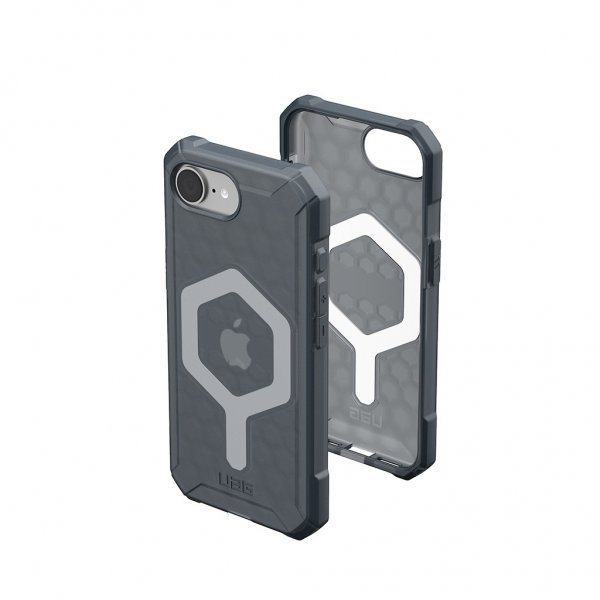 Urban Armor Gear (UAG) iPhone 16e/17e Deksel Essential Armor MagSafe Ash