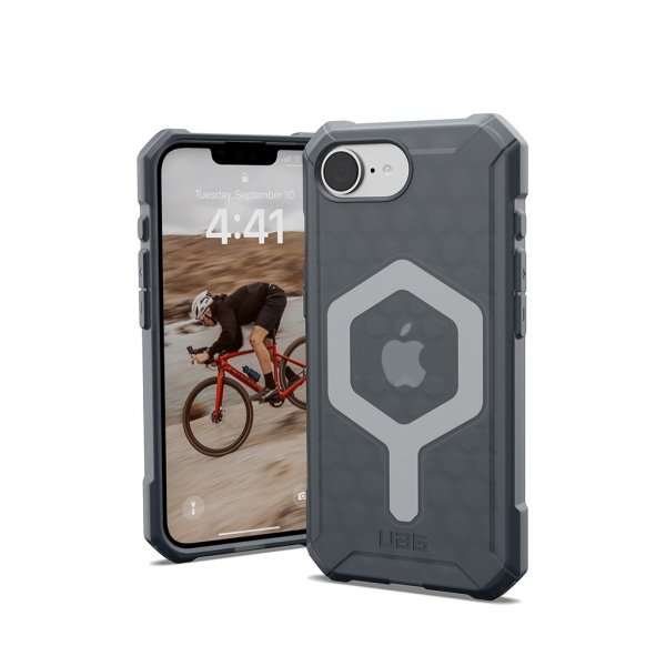 Urban Armor Gear (UAG) iPhone 16e/17e Deksel Essential Armor MagSafe Ash