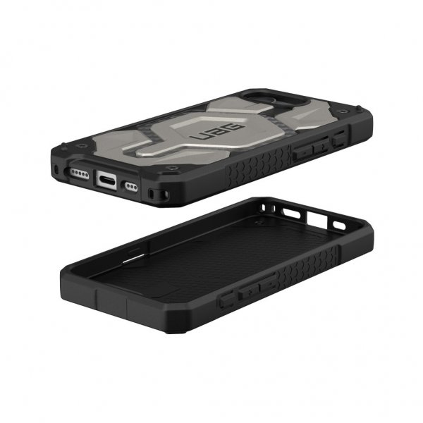 Urban Armor Gear (UAG) iPhone 16e/17e Deksel Monarch Pro MagSafe Titanium