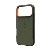 Urban Armor Gear (UAG) iPhone 17 Pro Max Deksel Civilian MagSafe Olive/Orange