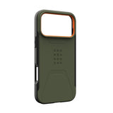 Urban Armor Gear (UAG) iPhone 17 Pro Max Deksel Civilian MagSafe Olive/Orange