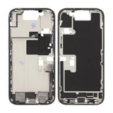 Midtramme med smådeler til iPhone 16 Pro - hvit titan OEM