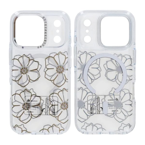 iPhone 17 Pro Max Deksel Mønster MagSafe Blomster