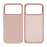iPhone 17 Pro Max Deksel Silikon MagSafe Rosa