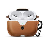 Twelve South AirSnap Pro Deksel till AirPods Pro Cognac