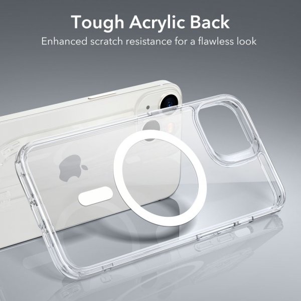 ESR iPhone 13/iPhone 14 Deksel Classic Hybrid HaloLock Transparent