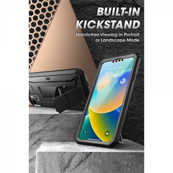 Supcase iPhone 13/iPhone 14 Deksel UB Pro Svart