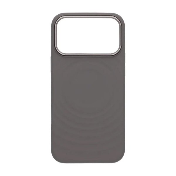 iPhone 17 Pro Max Deksel Silikon MagSafe Grå