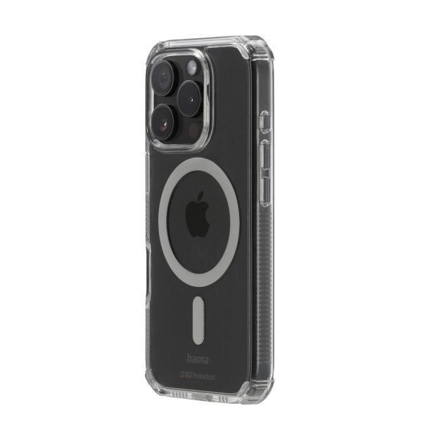 Hama iPhone 16 Pro Deksel Extreme Protect MagLine Transparent