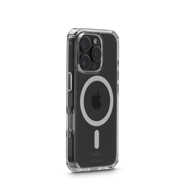 Hama iPhone 16 Pro Deksel Extreme Protect MagLine Transparent