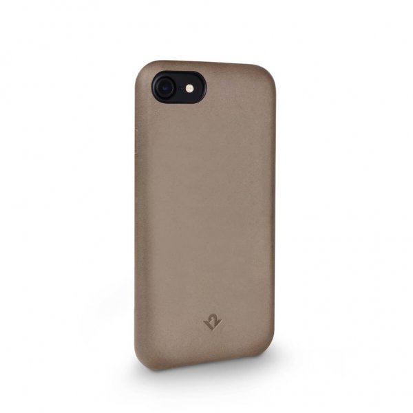 Twelve South iPhone 7 Plus/iPhone 8 Plus Deksel Relaxed Leather Warm Taupe