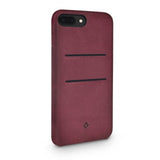 Twelve South iPhone 7 Plus/iPhone 8 Plus Deksel Relaxed Leather Kortfack Marsala