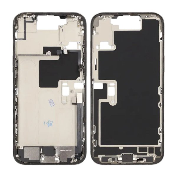 Midtramme med smådeler til iPhone 16 Pro Max - Naturlig Titan OEM