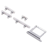 Knapper og SIM-kortholder for iPhone 16 og 16 Plus - Hvit