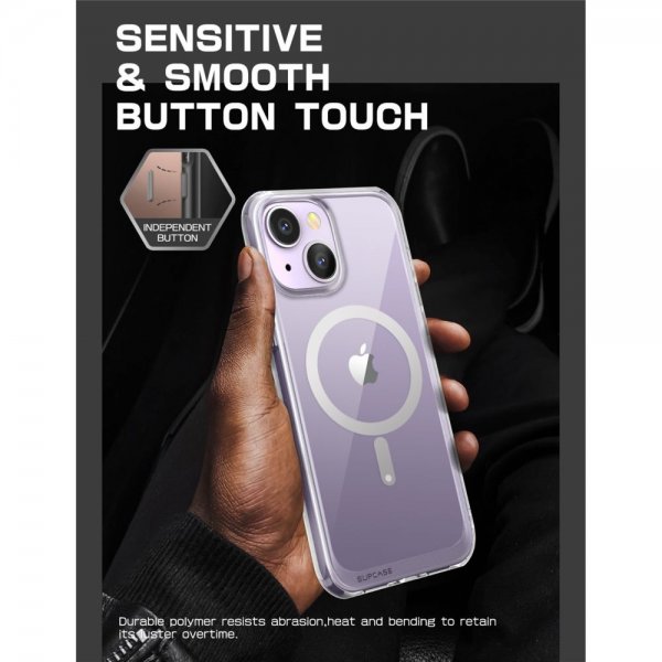Supcase iPhone 14 Plus Deksel UB Mag Transparent
