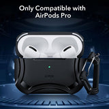 ESR AirPods Pro/AirPods Pro 2 Deksel Cyber Tough HaloLock Svart
