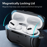 ESR AirPods Pro/AirPods Pro 2 Deksel Cyber Tough HaloLock Svart
