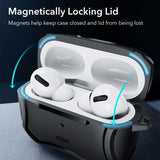 ESR AirPods Pro/AirPods Pro 2 Deksel Cyber Tough HaloLock Svart