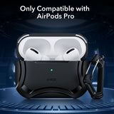 ESR AirPods Pro/AirPods Pro 2 Deksel Cyber Tough HaloLock Svart