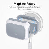 ESR AirPods Pro/AirPods Pro 2 Deksel Orbit Hybrid HaloLock Hvit