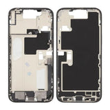 Midtramme med smådeler til iPhone 16 Pro Max - Hvit Titan OEM