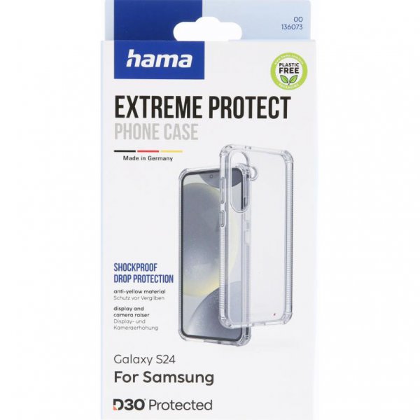 Hama Samsung Galaxy S24 Deksel Extreme Protect Transparent