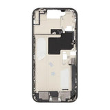 Midtramme med smådeler til iPhone 16 Pro Max - Hvit Titan OEM