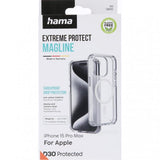 Hama iPhone 15 Pro Max Deksel Extreme Protect MagLine Transparent