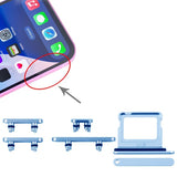 Knapper og SIM-kortholder for iPhone 16 og 16 Plus - Blå