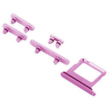 Knapper og SIM-kortholder for iPhone 16 og 16 Plus - Rosa