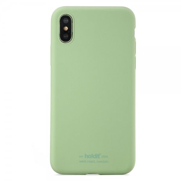 holdit iPhone X/Xs Deksel Silikon Jade Green