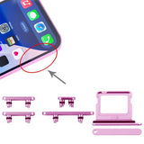Knapper og SIM-kortholder for iPhone 16 og 16 Plus - Rosa