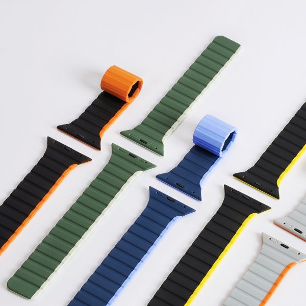 Dux Ducis Apple Watch 38/40/41/42mm Armbånd LD Series Svart Gul
