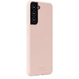 holdit Samsung Galaxy S21 Deksel Silikon Blush Pink