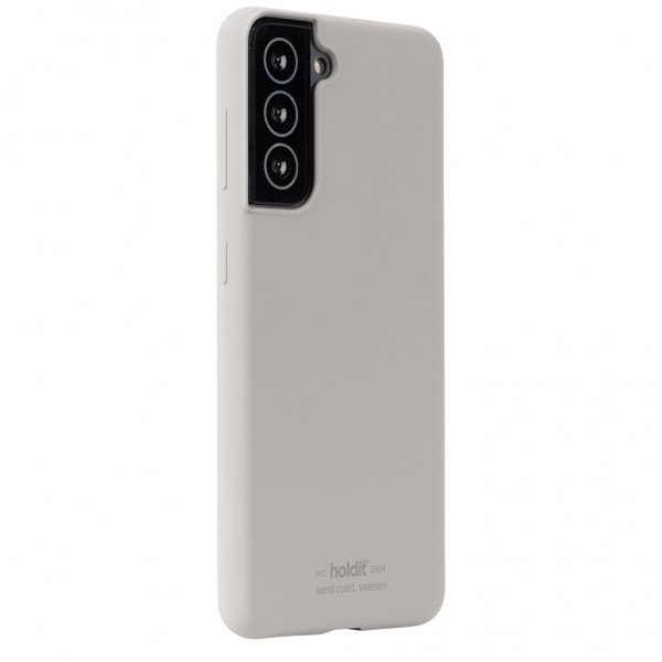 holdit Samsung Galaxy S21 Deksel Silikon Taupe