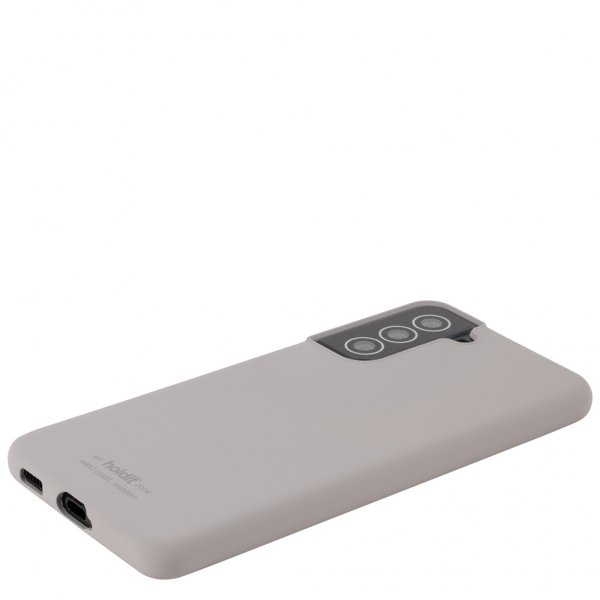 holdit Samsung Galaxy S21 Deksel Silikon Taupe