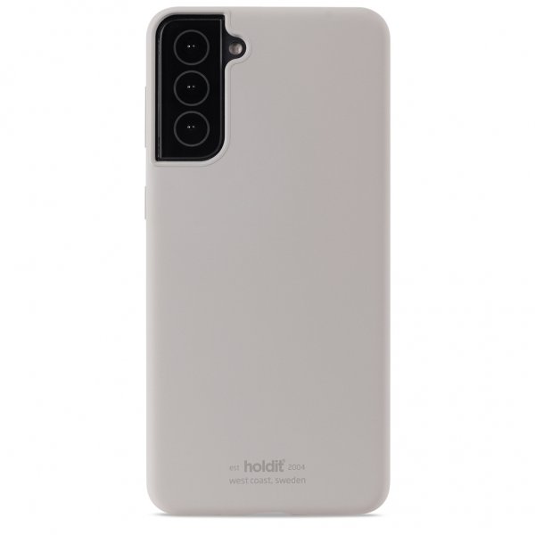 holdit Samsung Galaxy S21 Plus Deksel Silikon Taupe