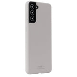 holdit Samsung Galaxy S21 Plus Deksel Silikon Taupe