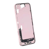 Midtramme med smådeler for iPhone 15 Plus - rosa OEM