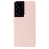 holdit Samsung Galaxy S21 Ultra Deksel Silikon Blush Pink