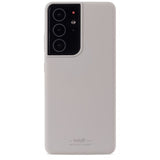 holdit Samsung Galaxy S21 Ultra Deksel Silikon Taupe